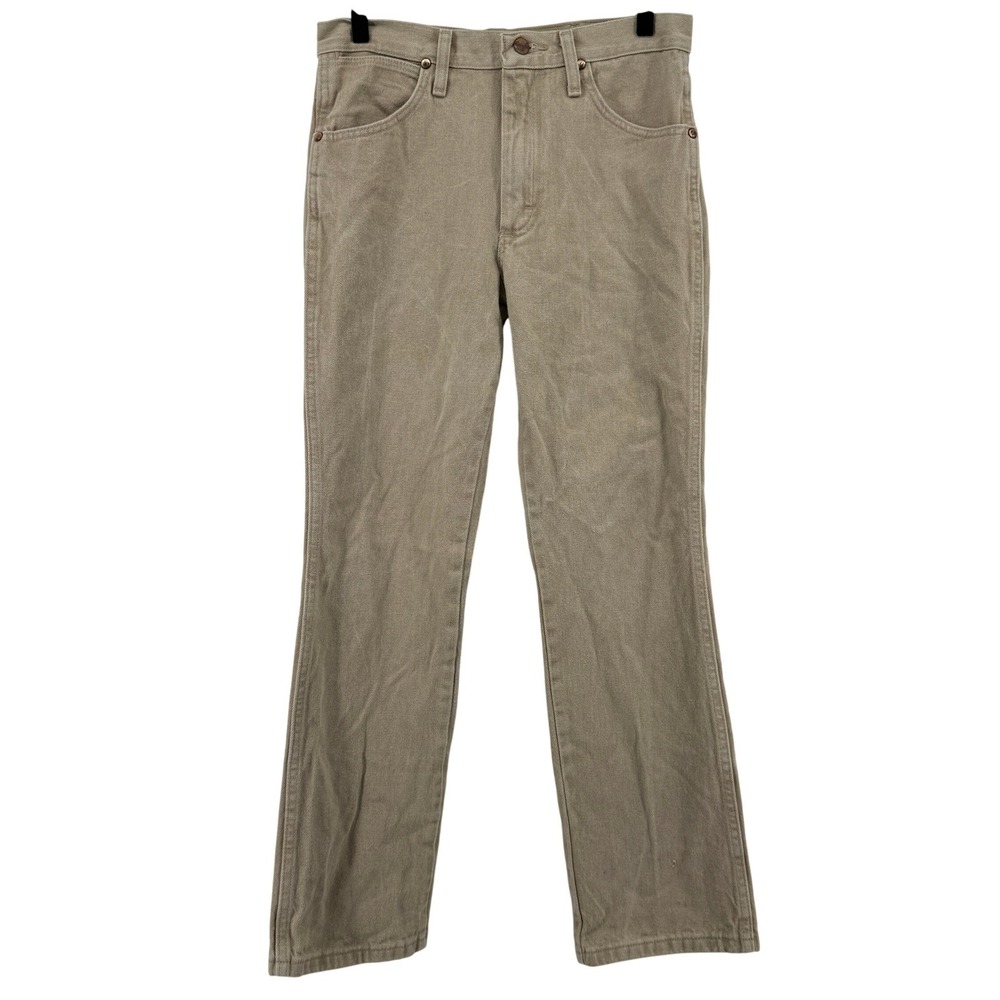 Wrangler Cowboy Cut Slim Fit‎ Jeans Prewashed Tan Men 29x30 936TAN Denim Western